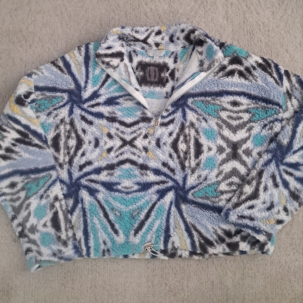 Geometric Patterned Knit Sweater - Picture 4 of 4